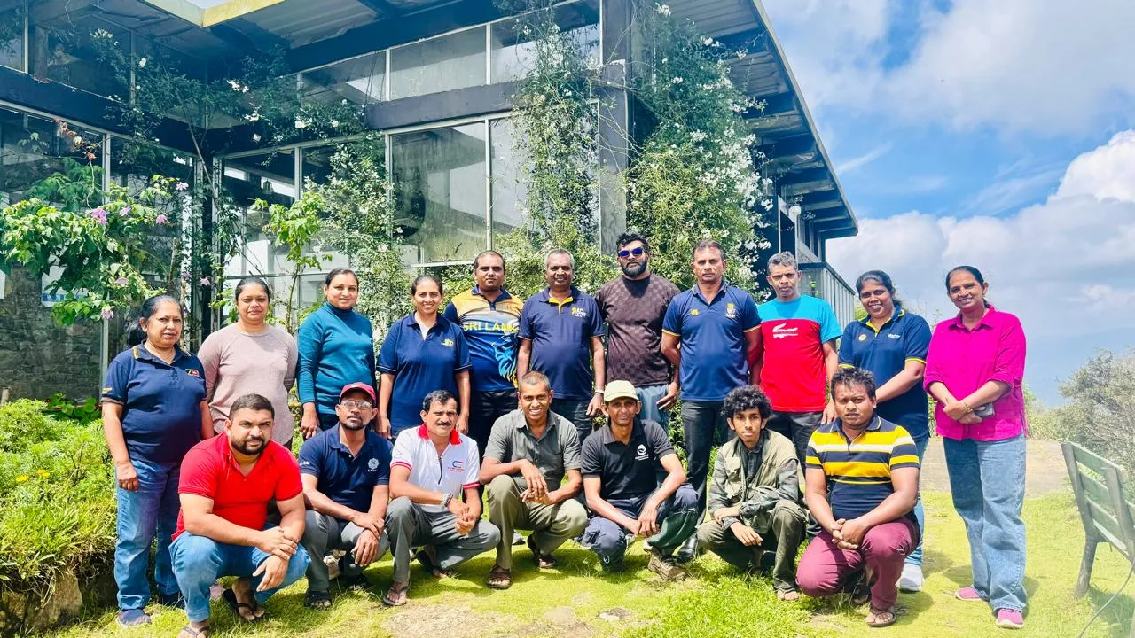 Group photograph of the zonal environment directors at the Centre for Climate Change, Rilagala.